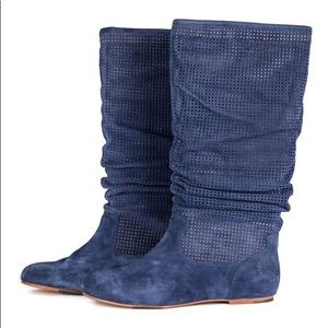 Ugg Australia blue Abilene perforated boots